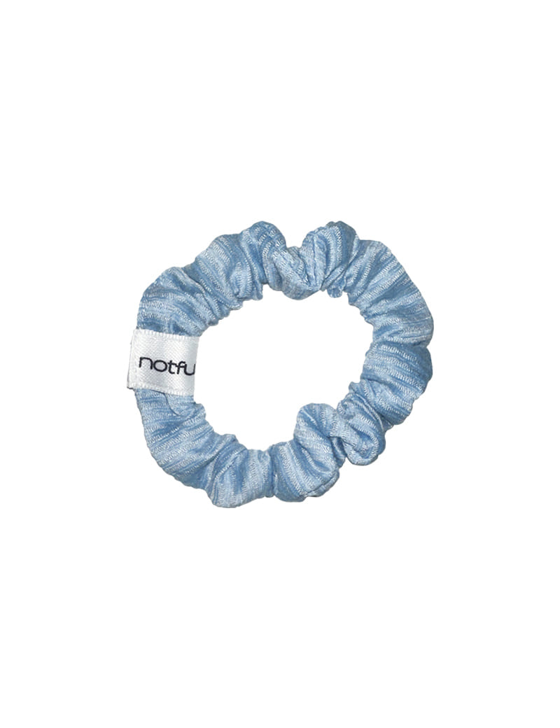 Notful soft cotton scrunchie - blue(S)