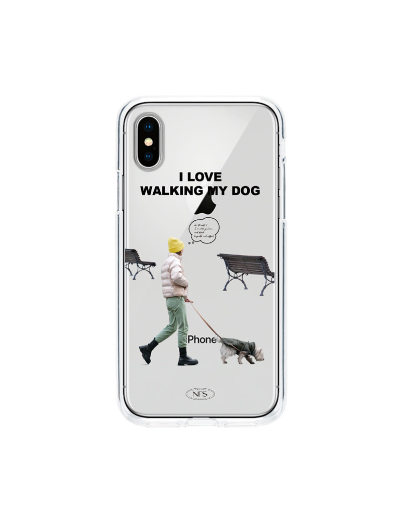 Walking dog jelly case