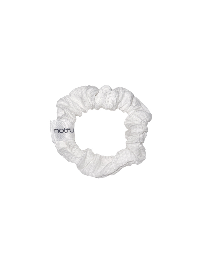 Notful soft cotton scrunchie - whithe(S)